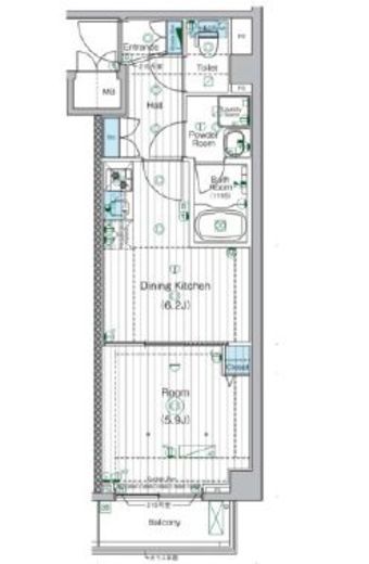 MAXIV宮崎台 (マキシヴ宮崎台) 2階 間取り図