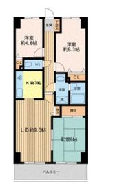 ガーデンシティ金沢文庫 713 間取り図