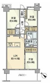 メイツ新川崎 5階 間取り図