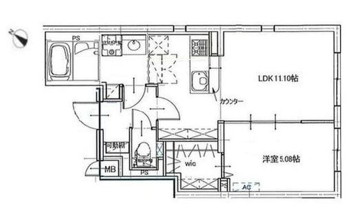 NOZOMIO premier三軒茶屋 201 間取り図