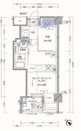 ラティエラ横濱大通り公園 502 間取り図