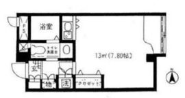 原宿東急アパートメント 210 間取り図