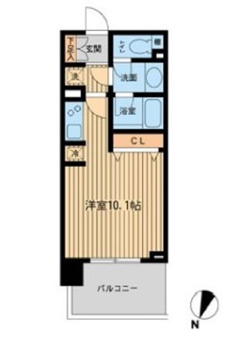 ドゥーエ横濱台町 1108 間取り図