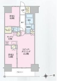 トラープランド翠命館 304 間取り図