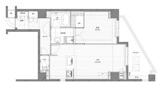 渋谷神山町レジデンス 1202 間取り図