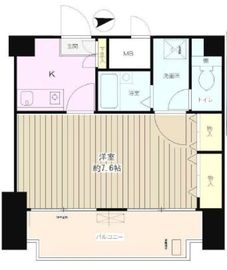 パークヒルズ落合 1202 間取り図