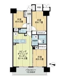 ヴィオスガーデン城山 1210 間取り図