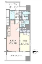 ブリリア千代田左衛門橋 3階 間取り図
