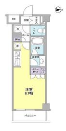 リバーレ蒲田仲六郷 305 間取り図