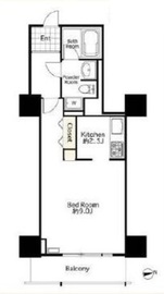 シーリアお台場 3-4-2605 間取り図