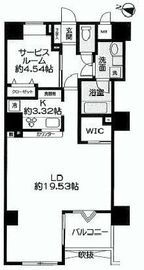 リシェ広尾 3階 間取り図