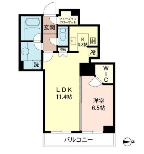 東京パークタワー 12階 間取り図