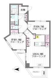 グラーサ中野アルティスト 5階 間取り図