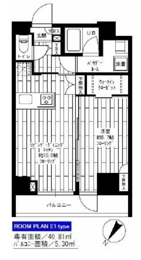 ステージファースト東大前 4階 間取り図