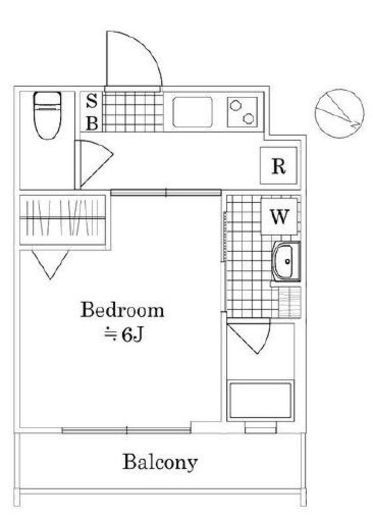 ラフィスタ元町Ⅰ 302 間取り図
