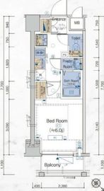 エステムプラザ横濱関内 11階 間取り図
