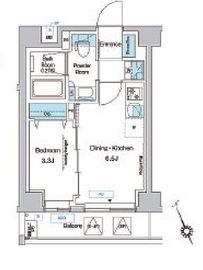 プレディアコート妙蓮寺 202 間取り図