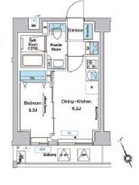プレディアコート妙蓮寺 402 間取り図