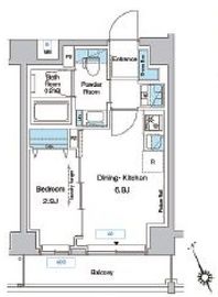 プレディアコート妙蓮寺 304 間取り図