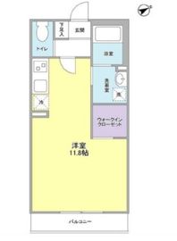 パストラル六本木 303 間取り図