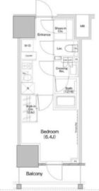 ザ・パークハビオ板橋区役所前 1804 間取り図