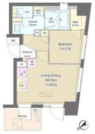 ラフォンテ田端 503 間取り図