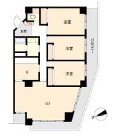 ウィルテラス南大塚 802 間取り図