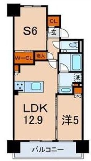 シティハウス南大塚レジデンス 13階 間取り図