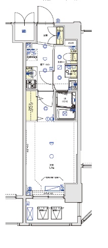 ジェノヴィア浜松町グリーンヴェール 9階 間取り図