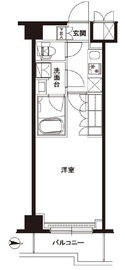 ルーブル武蔵新城六番館 5階 間取り図