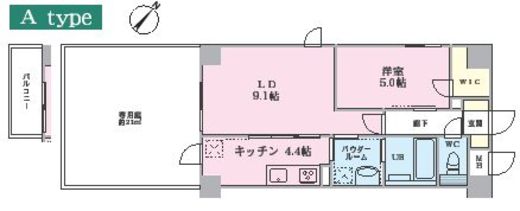 縁 (ゑにし) 301 間取り図