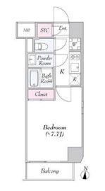 Log板橋区役所前 (ログ板橋区役所前) 4階 間取り図