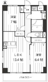 エスカリエ武蔵小杉 3階 間取り図