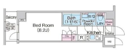 コンフォリア成増 110 間取り図