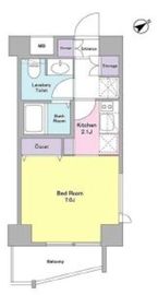 スタイリオ下丸子 805 間取り図