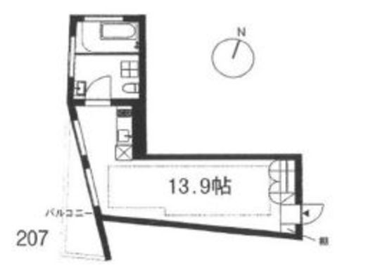 トレフォルム（Treform） 207 間取り図