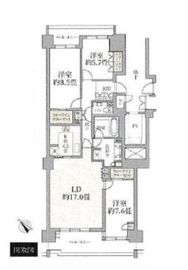 東京サーハウスセンターポート 10階 間取り図