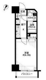 プレール・ドゥーク日本橋 2階 間取り図