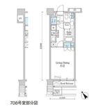 708 間取り図