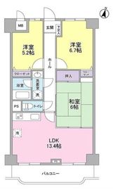 ラ・コスタ壱番館 1203 間取り図