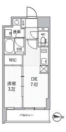 シーズンフラッツ両国EAST 302 間取り図