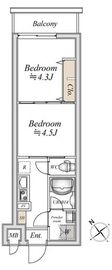 リアナアートパーク西葛西 216 間取り図