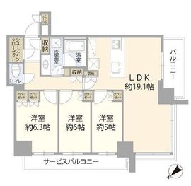 ブリリアザ・タワー東京八重洲アベニュー 4階 間取り図