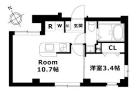 M.J.プレイス目黒 301 間取り図