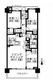 ブリリア湘南辻堂海浜公園 4階 間取り図