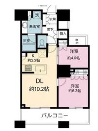 ザ・パークハウス西新宿タワー60 15階 間取り図