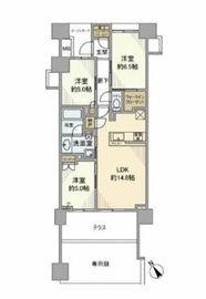 ブリリアときわ台ソライエレジデンス 1階 間取り図