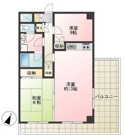 下北沢ハイタウンA棟 9階 間取り図