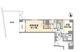 THEパームス東中野Ⅱ 1階 間取り図