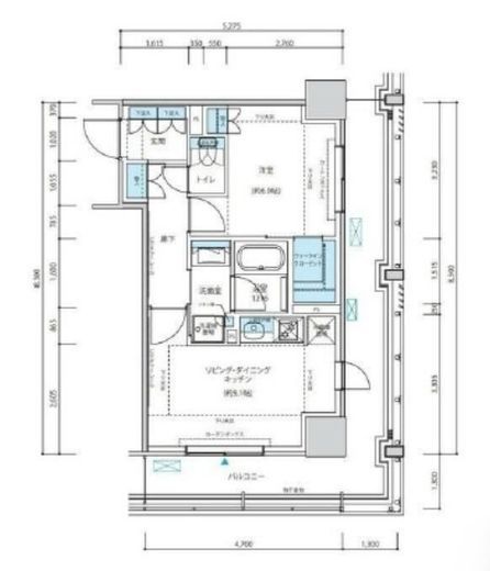 リージア海老名ビナフロント 906 間取り図